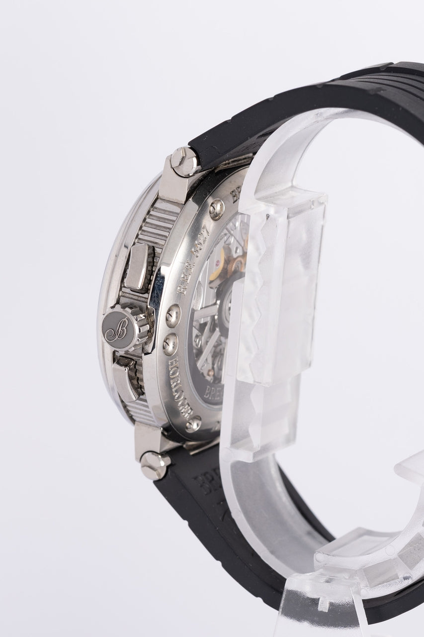 Breguet Marine Titanium Chronograph Grau fullset 2022 5527TI - Detailansicht 3