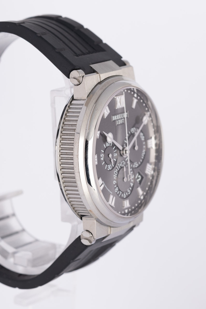 Breguet Marine Titanium Chronograph Grau fullset 2022 5527TI - Detailansicht 1
