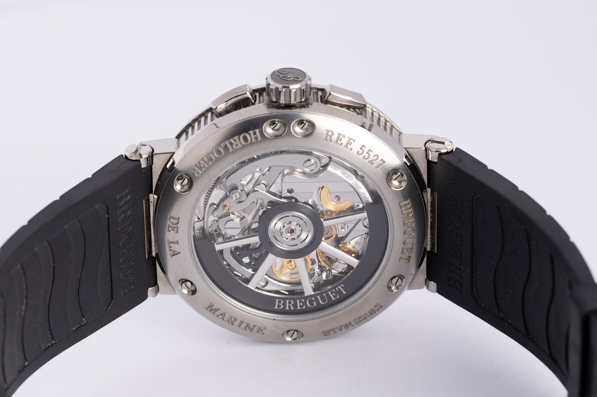 Breguet Marine Titanium Chronograph Grau fullset 2022 5527TI - Detailansicht 9