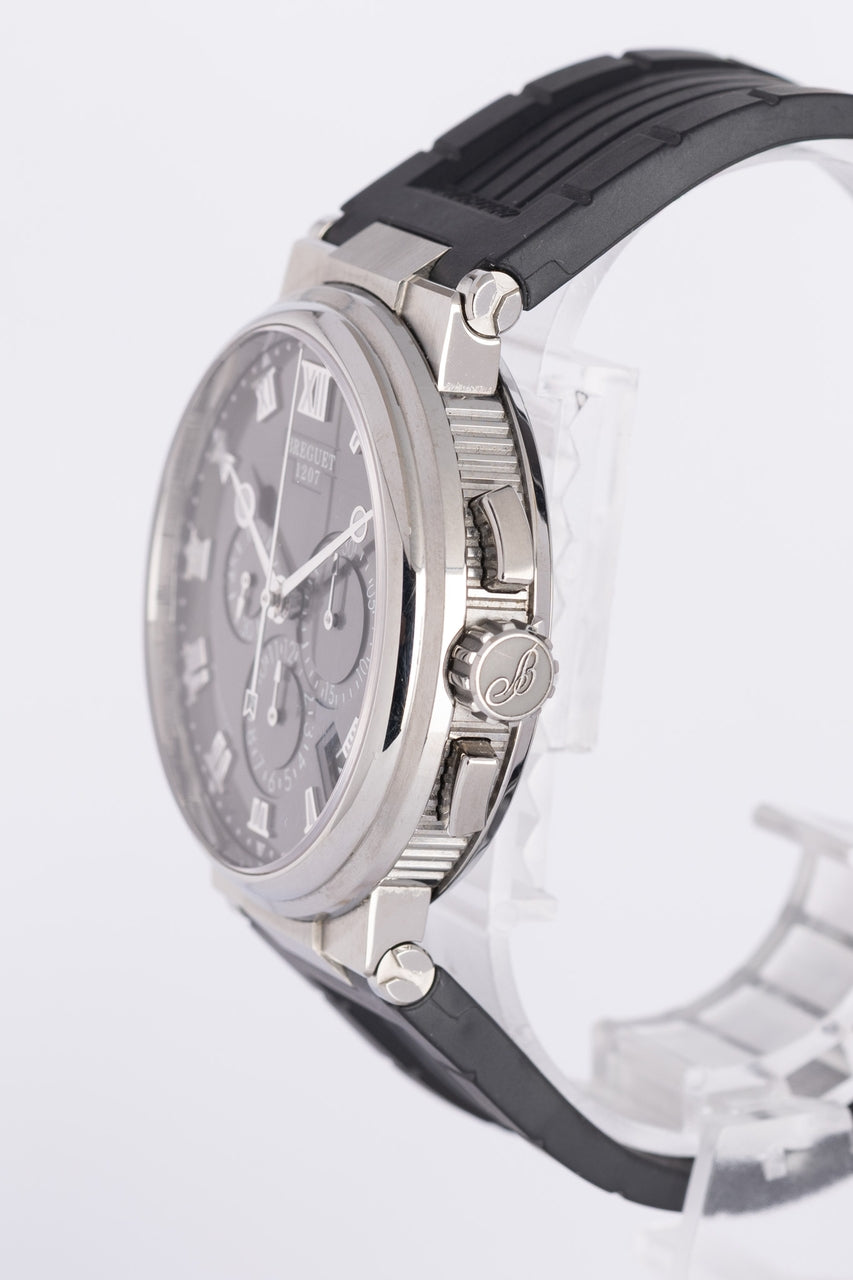 Breguet Marine Titanium Chronograph Grau fullset 2022 5527TI - Detailansicht 2