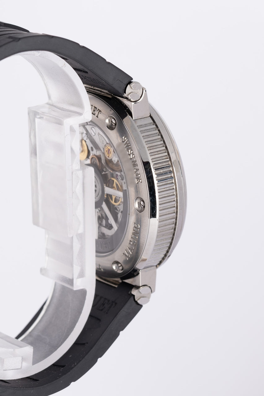Breguet Marine Titanium Chronograph Grau fullset 2022 5527TI - Detailansicht 4