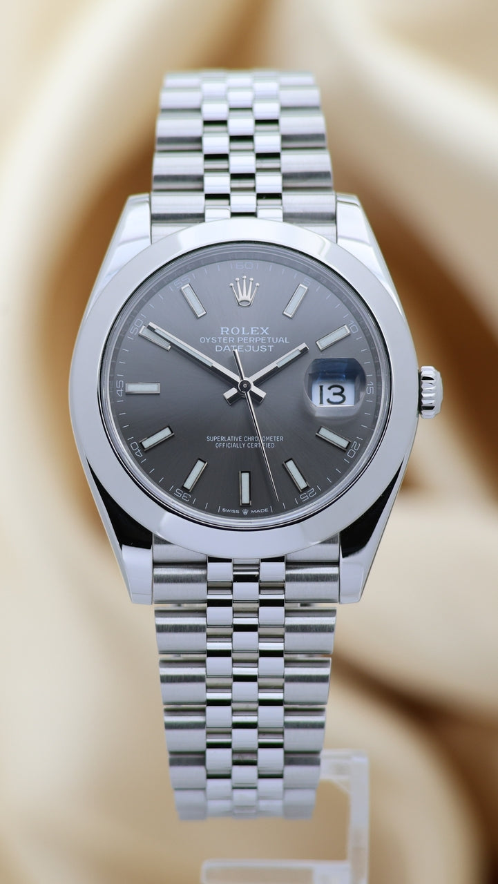 Rolex Datejust 41 Jubilee Rhodium Automatik  126300 - Main product image