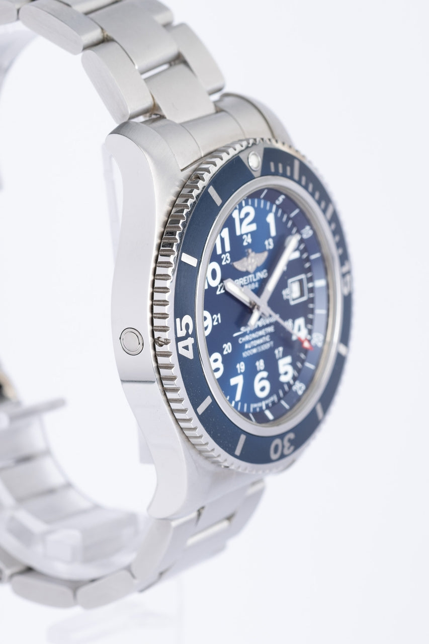 Breitling Superocean II 44mm Automatik Blau Herrenuhr A17392 - Detailansicht 1