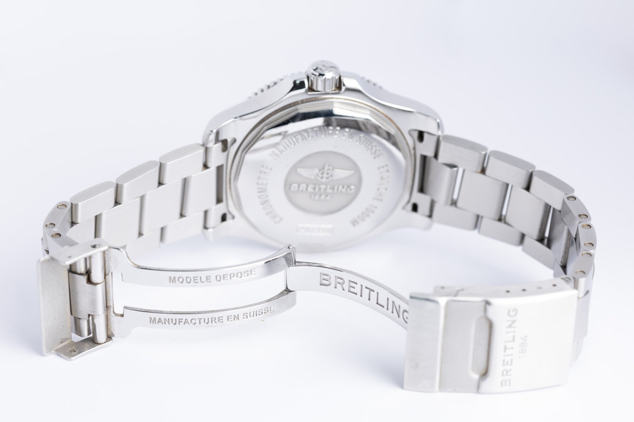 Breitling Superocean II 44mm Automatik Blau Herrenuhr A17392 - Detailansicht 8