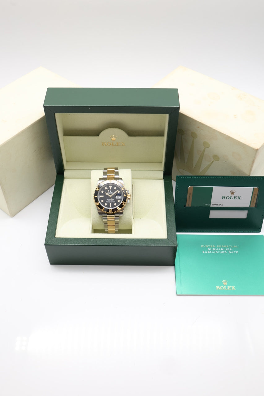 Rolex Submariner Date Gold/Stahl 40mm 116613LN - Papiere und oder Lieferumfang