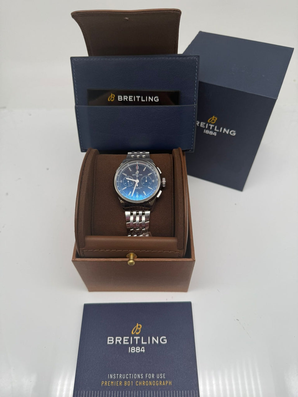 Breitling Premier B01 Chronograph 42mm Automatik Braun AB0118 - Papers and documentation