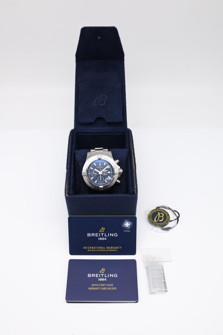 Breitling Avenger Chronograph 45mm Automatik A13317 - Papiere und oder Lieferumfang