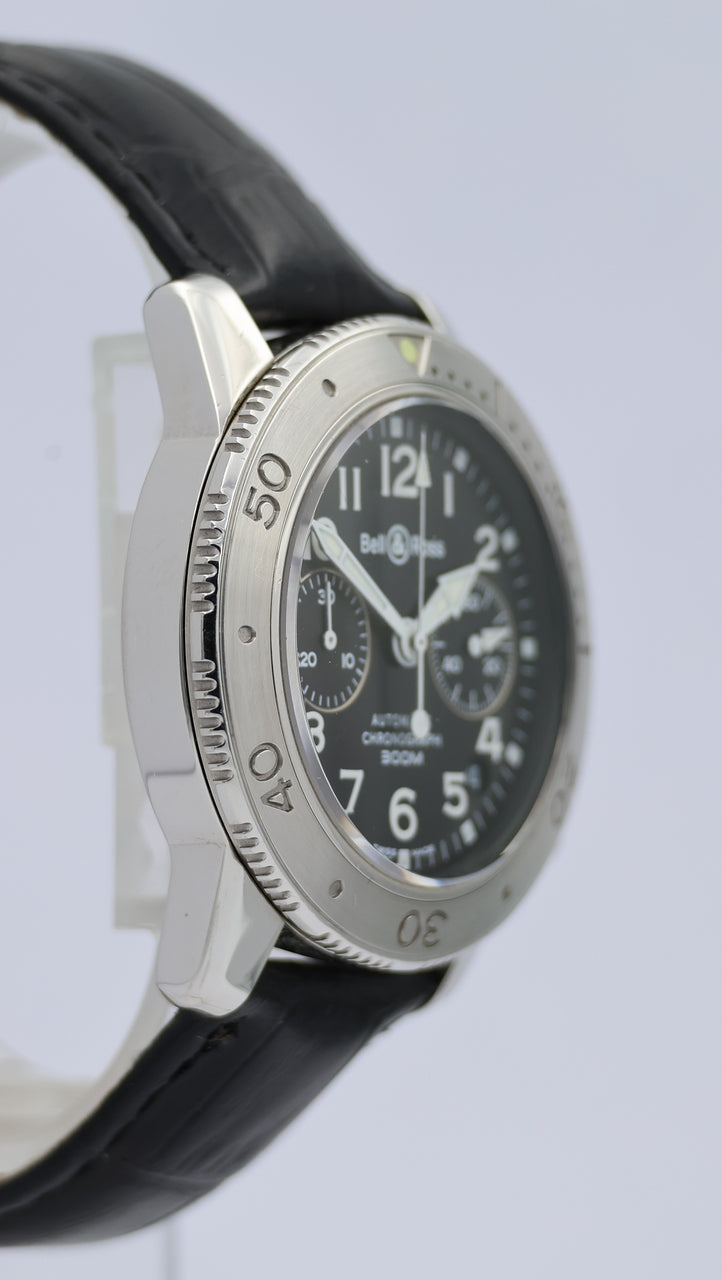 Bell & Ross  Diver Chronograph Automatik Herrenuhr  500S Box + og. Papiere