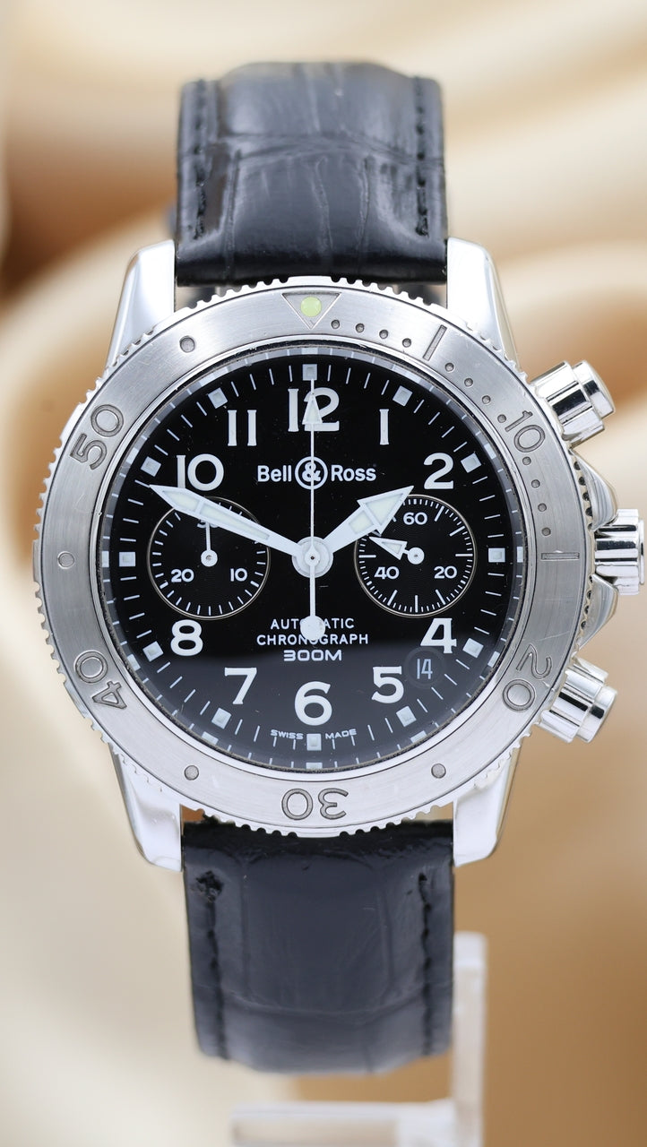 Bell & Ross  Diver Chronograph Automatik Herrenuhr  500S Box + og. Papiere