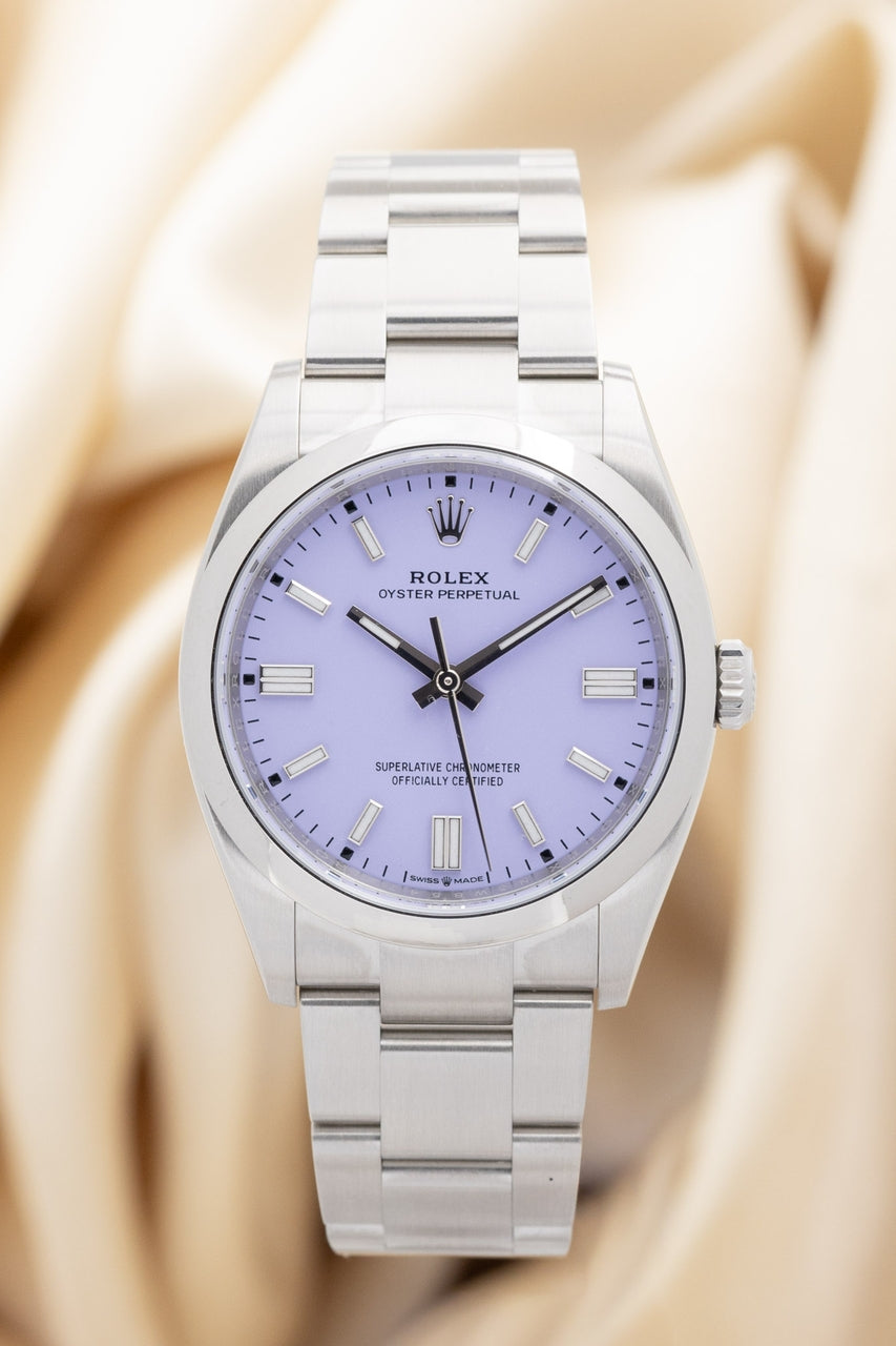 Rolex Oyster Perpetual 'Lavender' 36mm Automatik NEU 126000 - Thumbnail