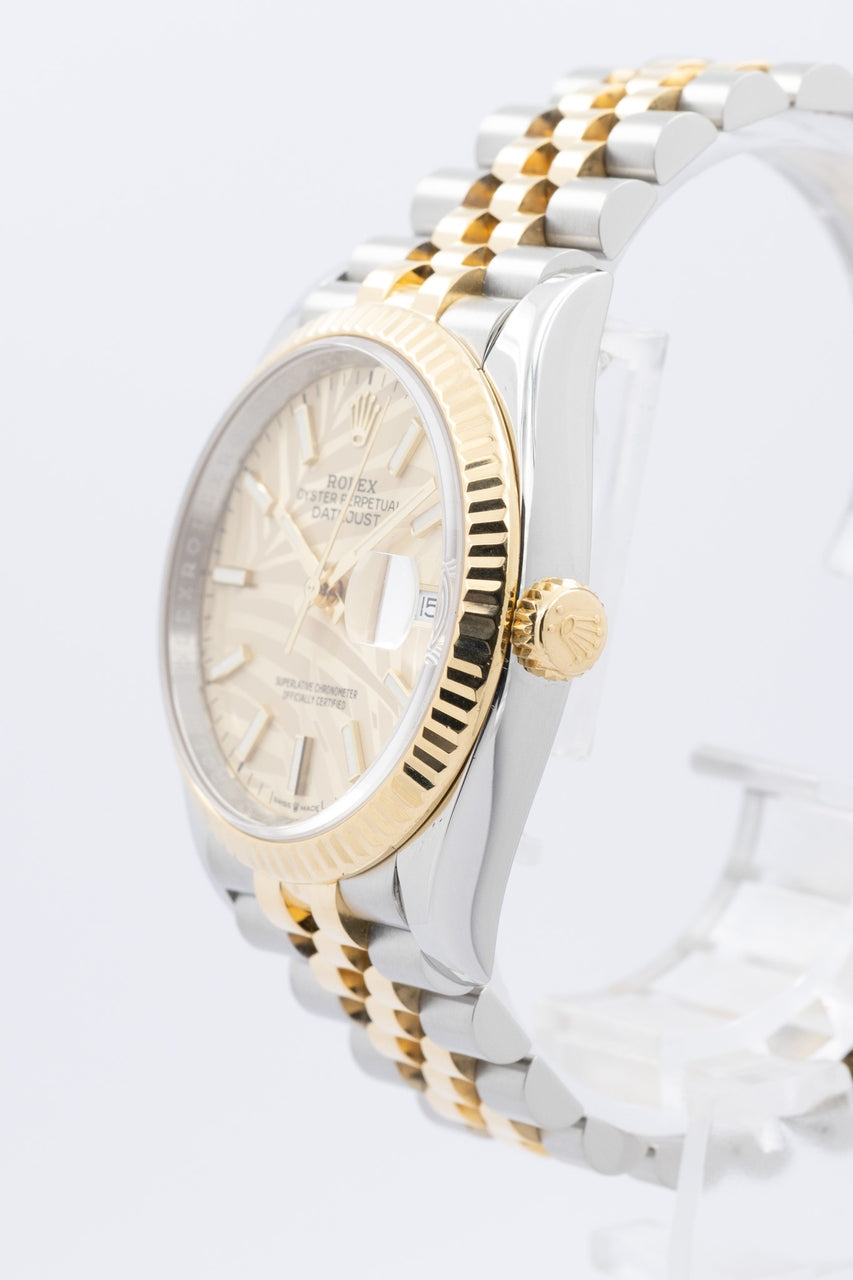 Rolex Datejust 'Palm Dial' 36mm Automatik  126233 - Detailansicht 2
