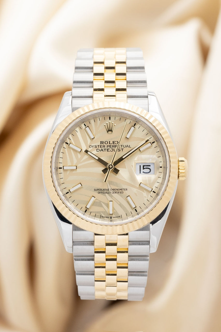 Rolex Datejust 'Palm Dial' 36mm Automatik  126233 - Thumbnail