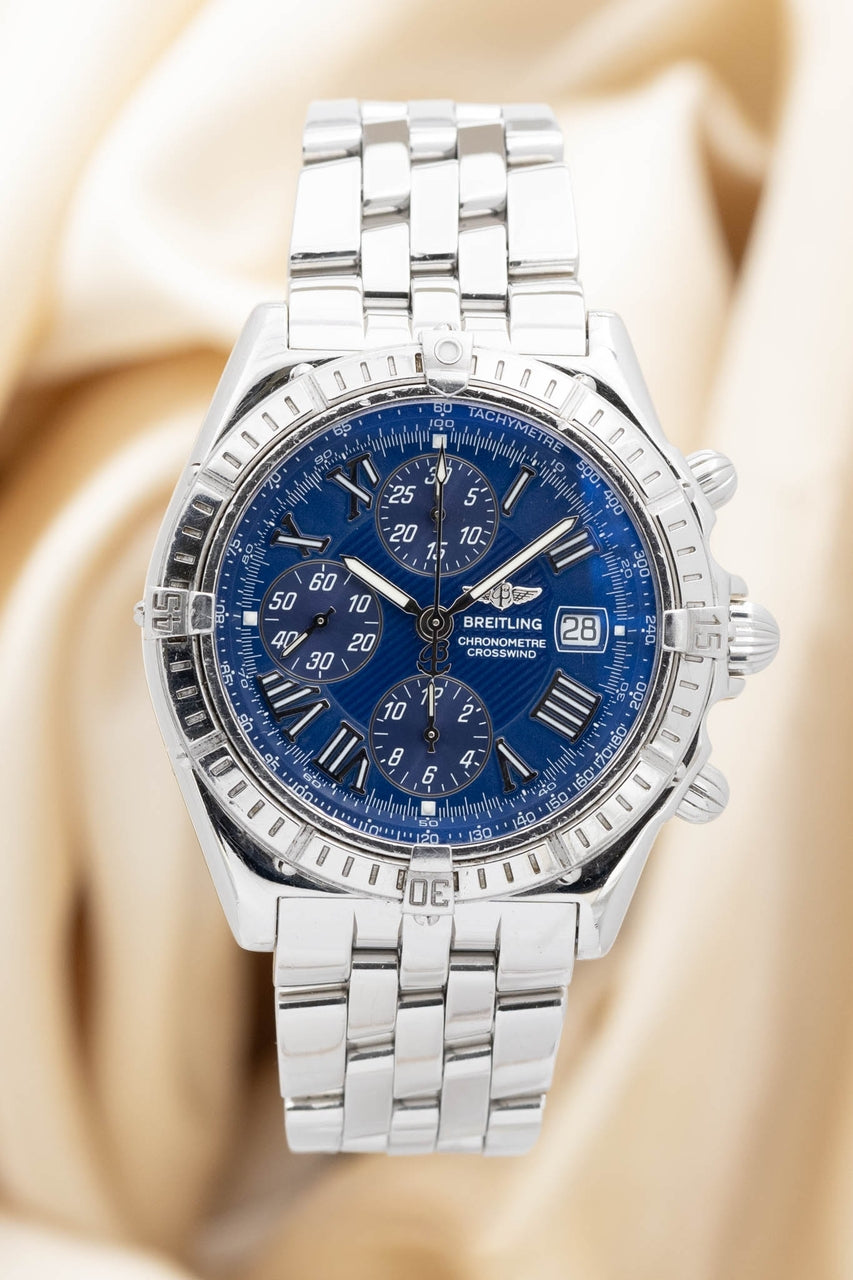 Breitling Windrider Crosswind Automatik Blau A13355 - Thumbnail
