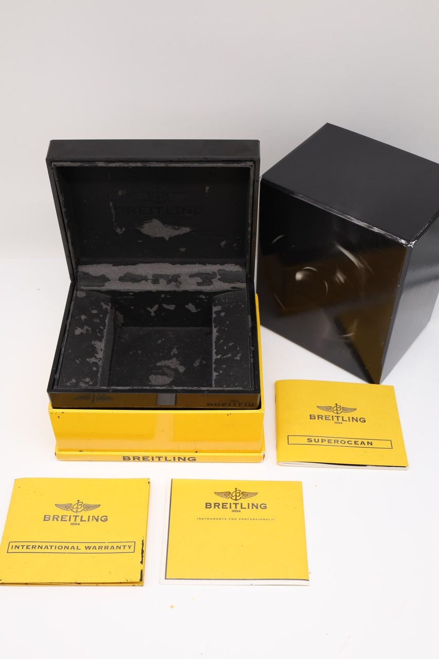 Breitling Superocean Automatik Herrenuhr 42mm A17360 - Papiere und oder Lieferumfang