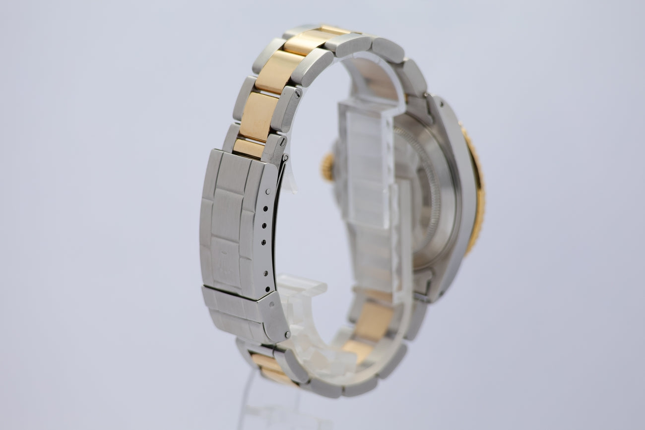 Rolex Submariner Date Stahl/Gold Purple-Blatt 16613 Box + og. Papiere
