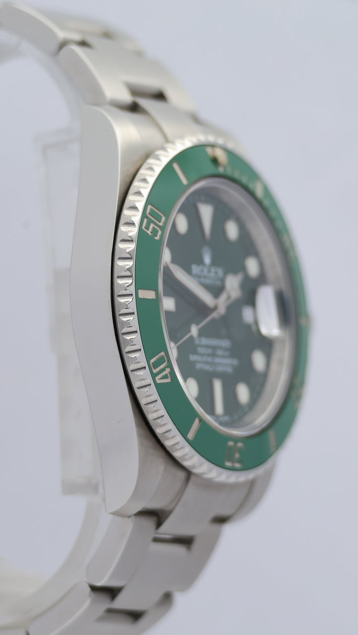Rolex Submariner Date "Hulk" 40mm Automatik 116610LV Original Papiere