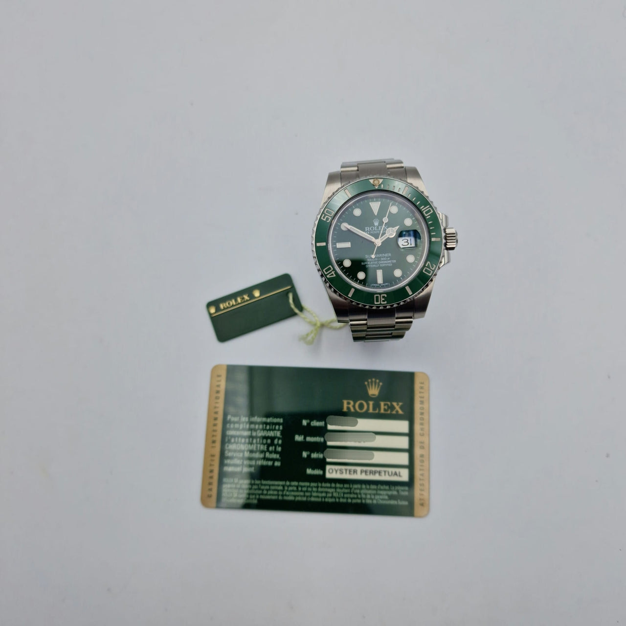 Rolex Submariner Date "Hulk" 40mm Automatik 116610LV Original Papiere