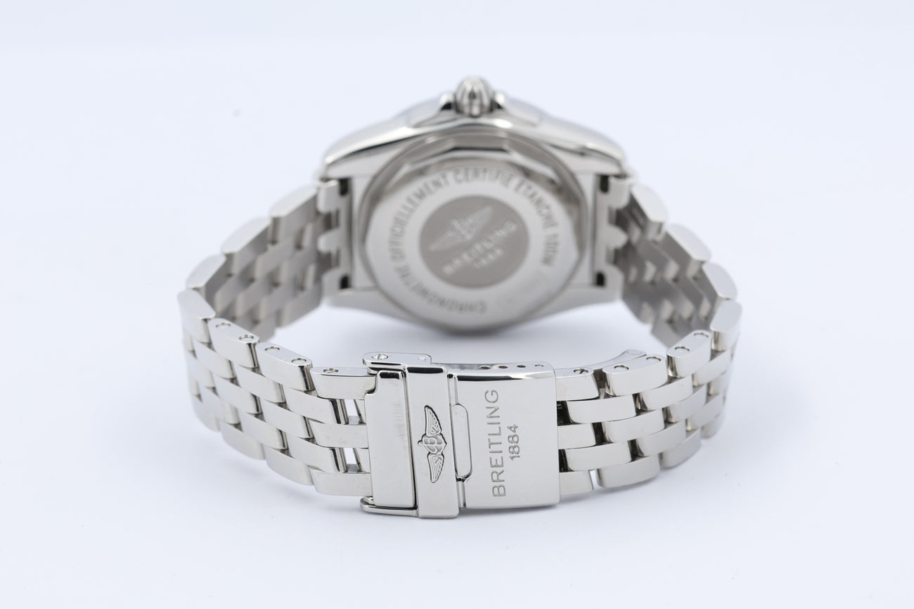 Breitling Galactic 32 Sleek Perlmutt Blatt Quarz A71330 - Detailansicht 7
