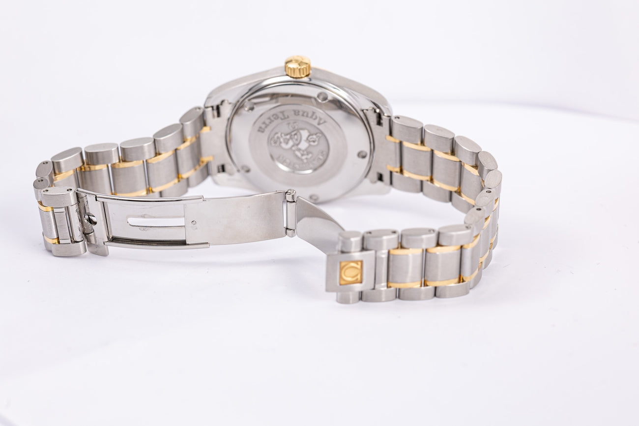 Omega Seamaster Aqua Terra Gold/Stahl 36mm Quarz 23183000 - Detailansicht 8
