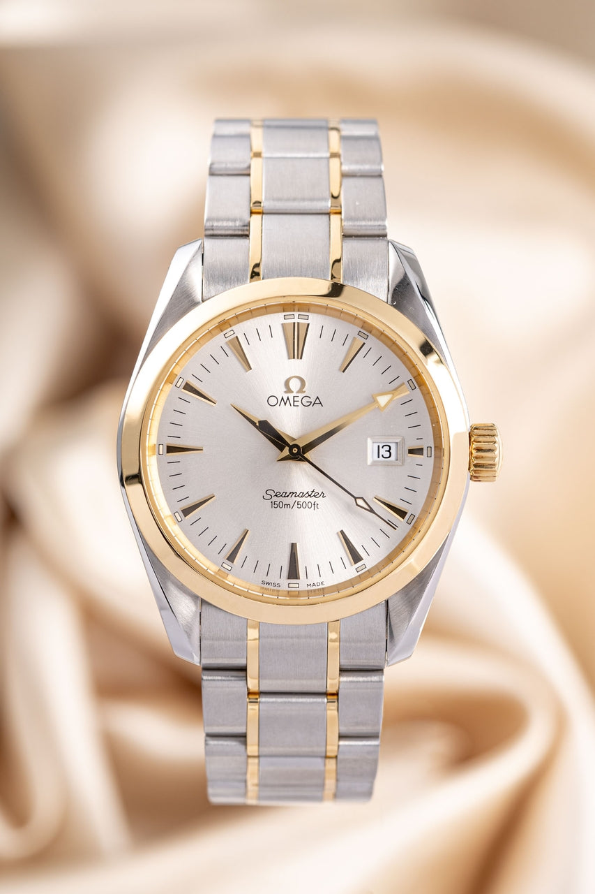 Omega Seamaster Aqua Terra Gold/Stahl 36mm Quarz 23183000 - Thumbnail