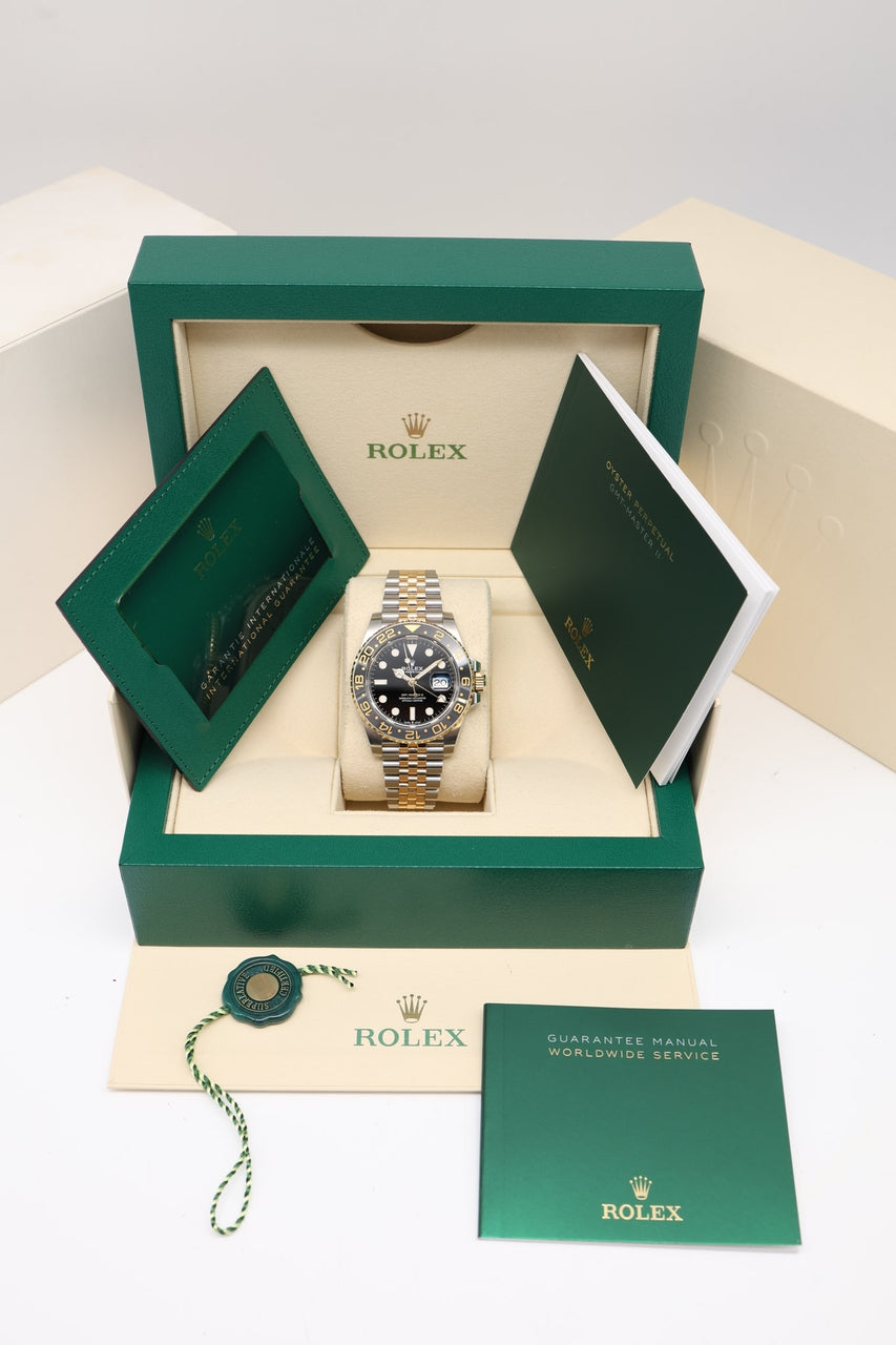 Rolex GMT-Master II Stahl/Gold Automatik 126713GRNR - Papiere und oder Lieferumfang