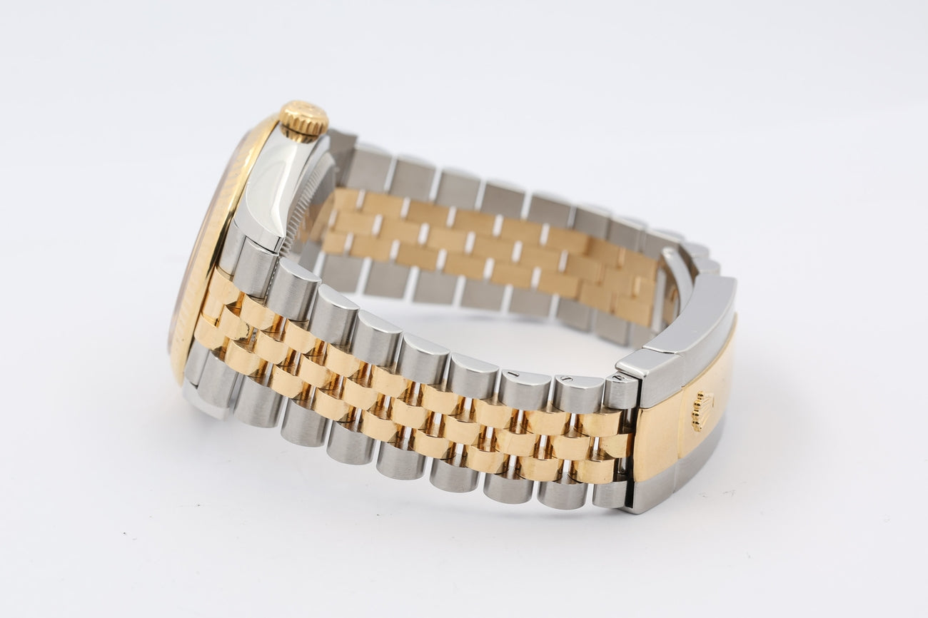 Rolex Datejust 36 Automatik Stahl/Gold Diamond  126234 - Detailansicht 6