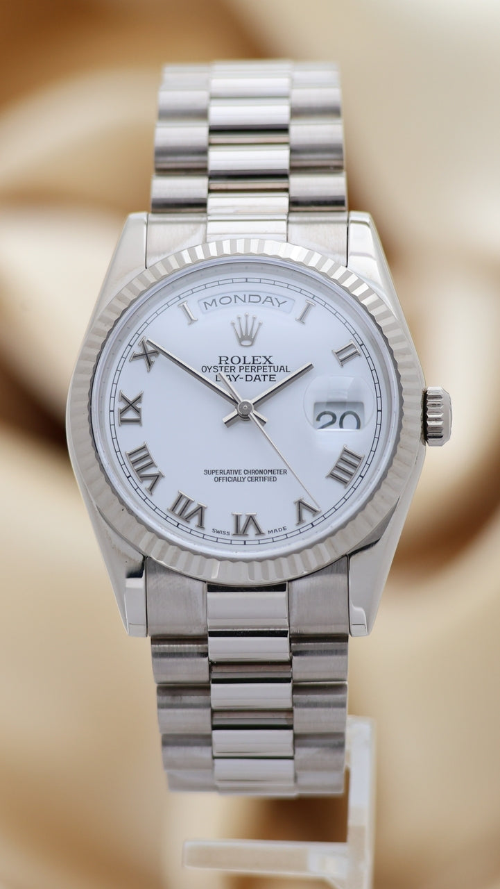 Rolex Day-Date Weißgold Automatik 36mm  118239 - Thumbnail