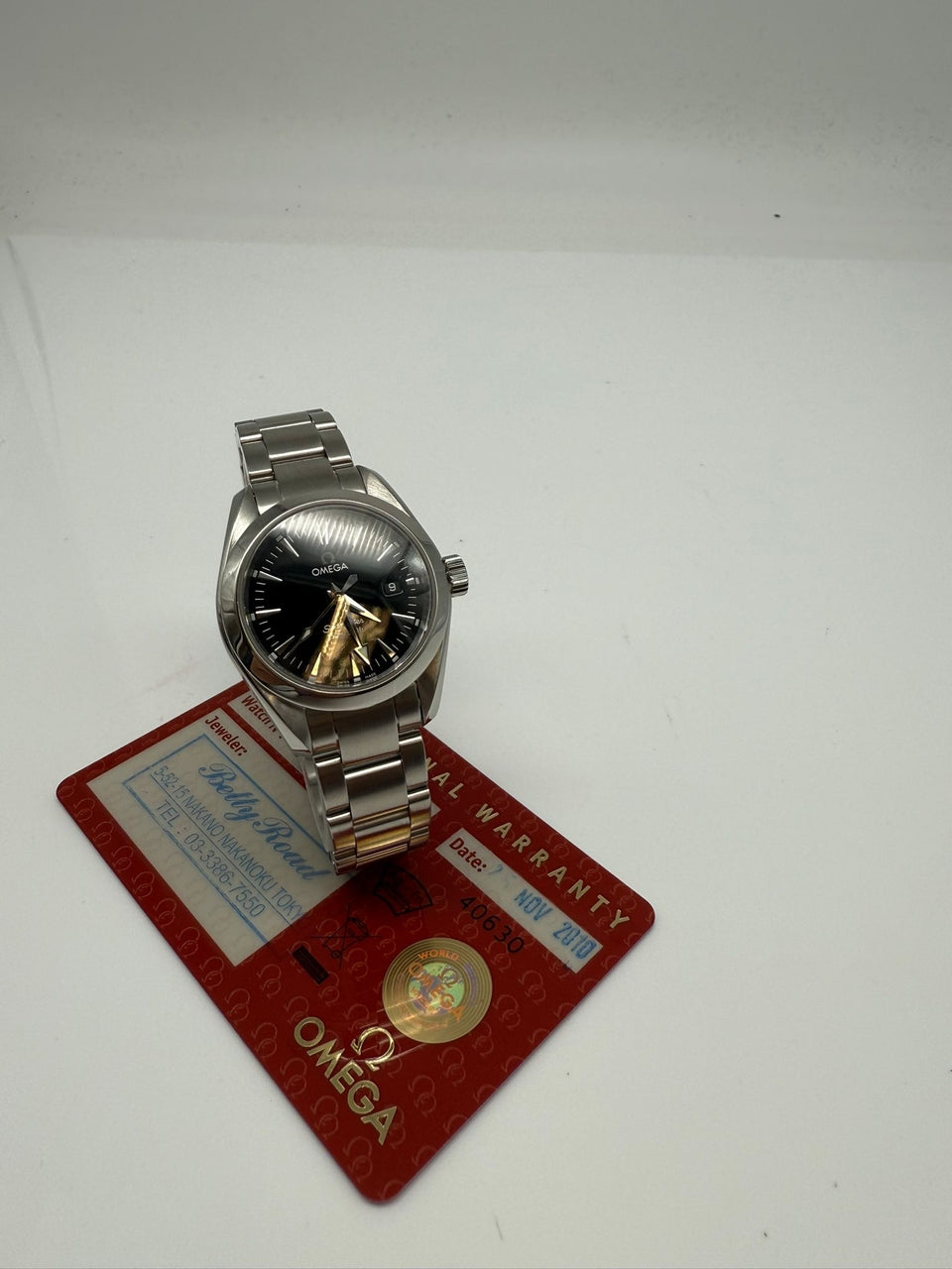 Omega Seamaster Aqua Terra 29mm Quarz Damenuhr 25775000 - Papiere und oder Lieferumfang