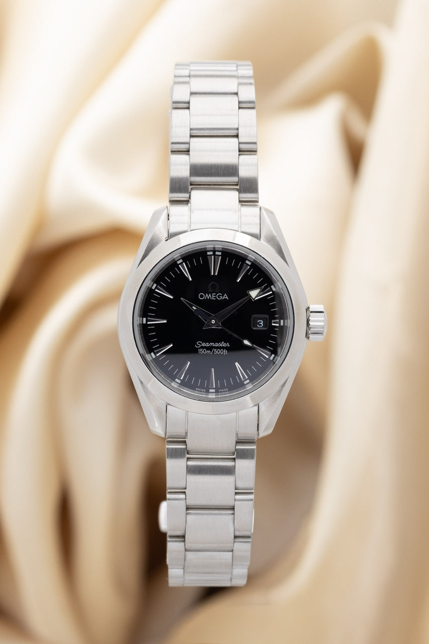 Omega Seamaster Aqua Terra 29mm Quarz Damenuhr 25775000 - Thumbnail