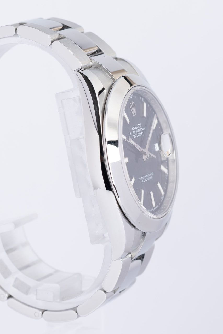 Rolex Datejust 41 Automatik Herrenuhr Schwarz LC100 126300 - Detailansicht 1