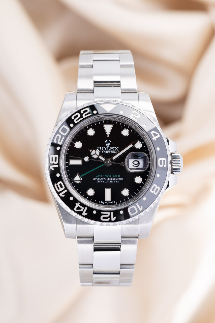 Rolex GMT-Master II 40mm Automatik Herrenuhr LC100 116710LN - Thumbnail