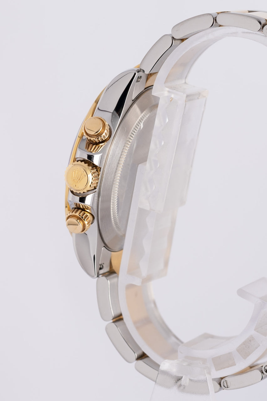 Rolex Daytona Gold/Stahl "Diamond Dial" Automatik Schwarz 116523 - Detailansicht 3