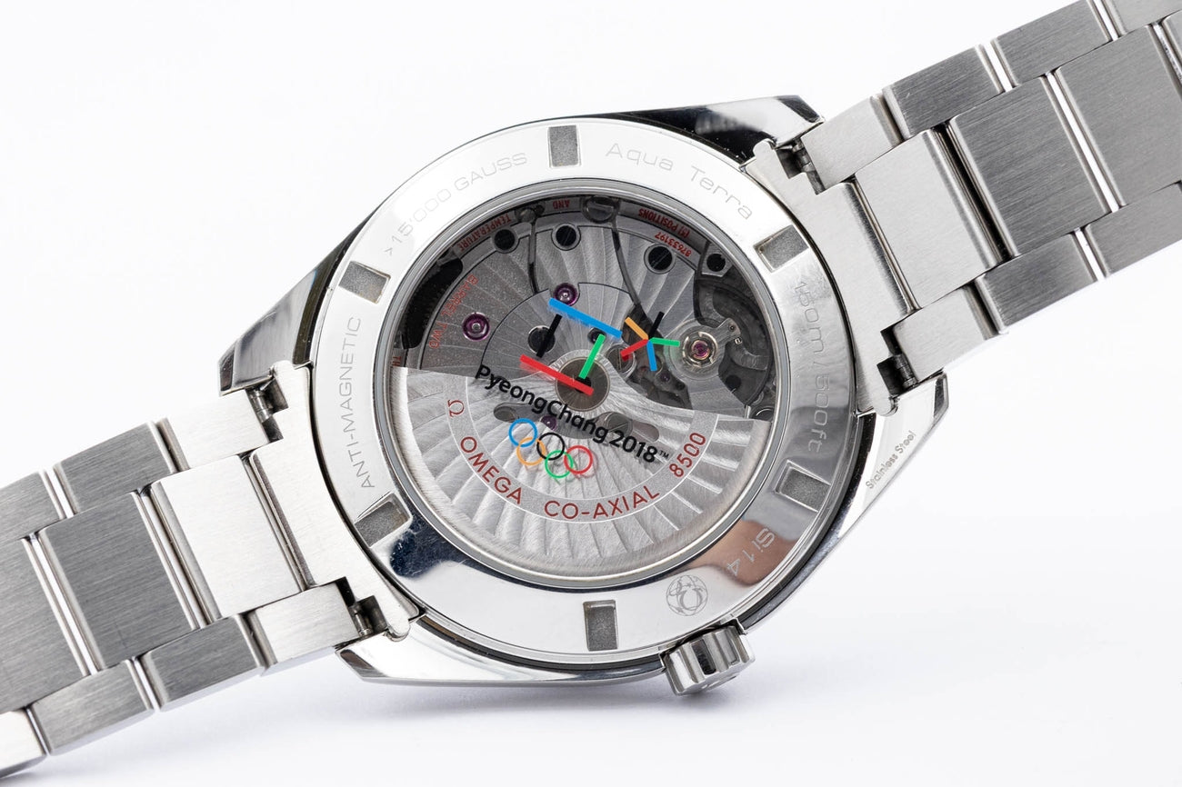 Omega Seamaster Aqua Terra Automatik Olympia 2018 52210422103001 - Detailansicht 10