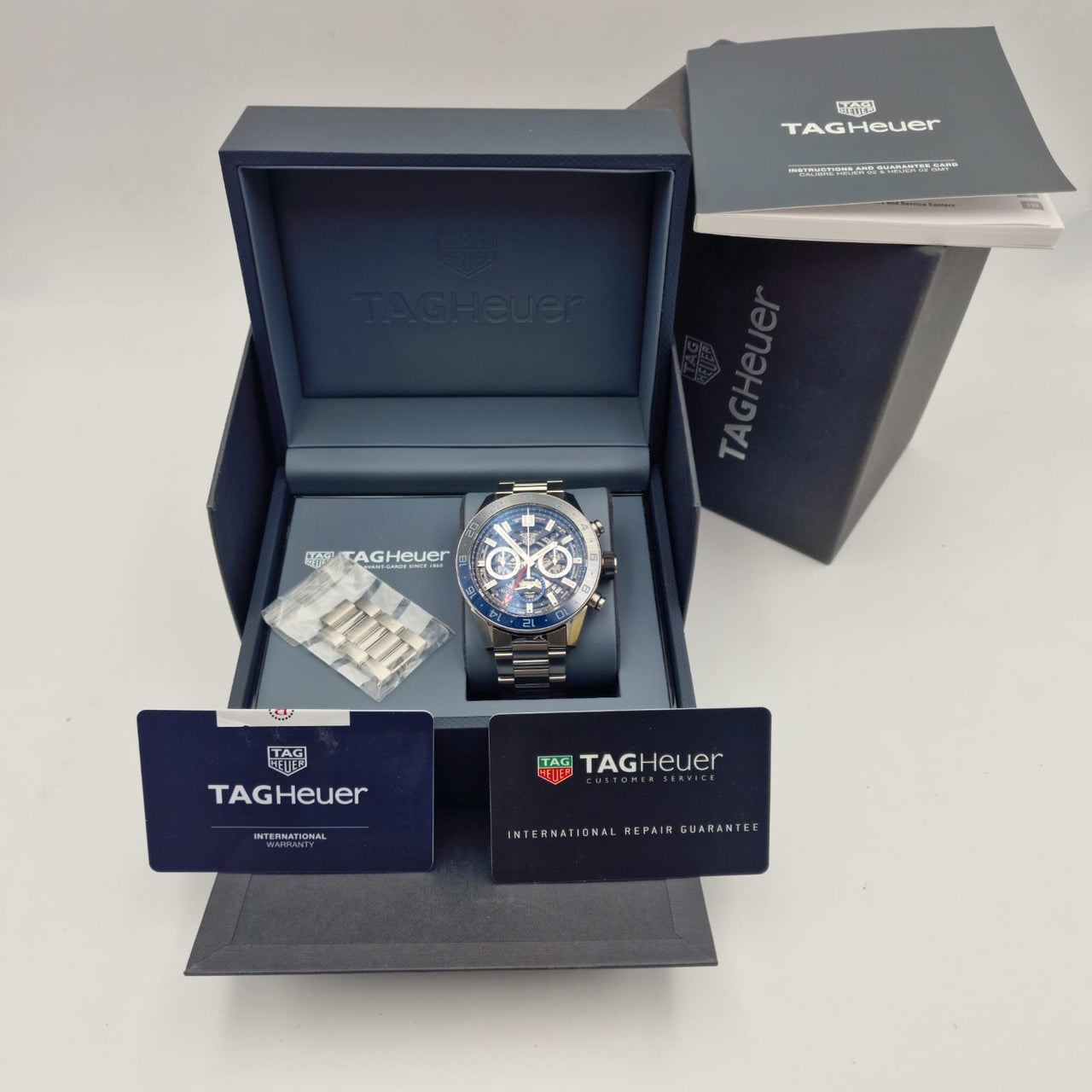Tag Heuer Carrera 45mm Automatik  CBG2A1Z Box + og. Papiere