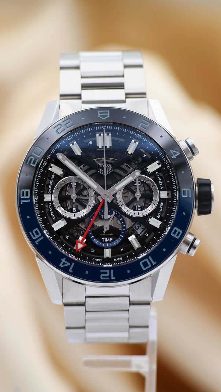 Tag Heuer Carrera 45mm Automatik  CBG2A1Z Box + og. Papiere