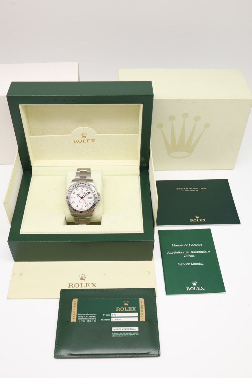Rolex Explorer II 42mm Automatik 216570 - Papiere und oder Lieferumfang