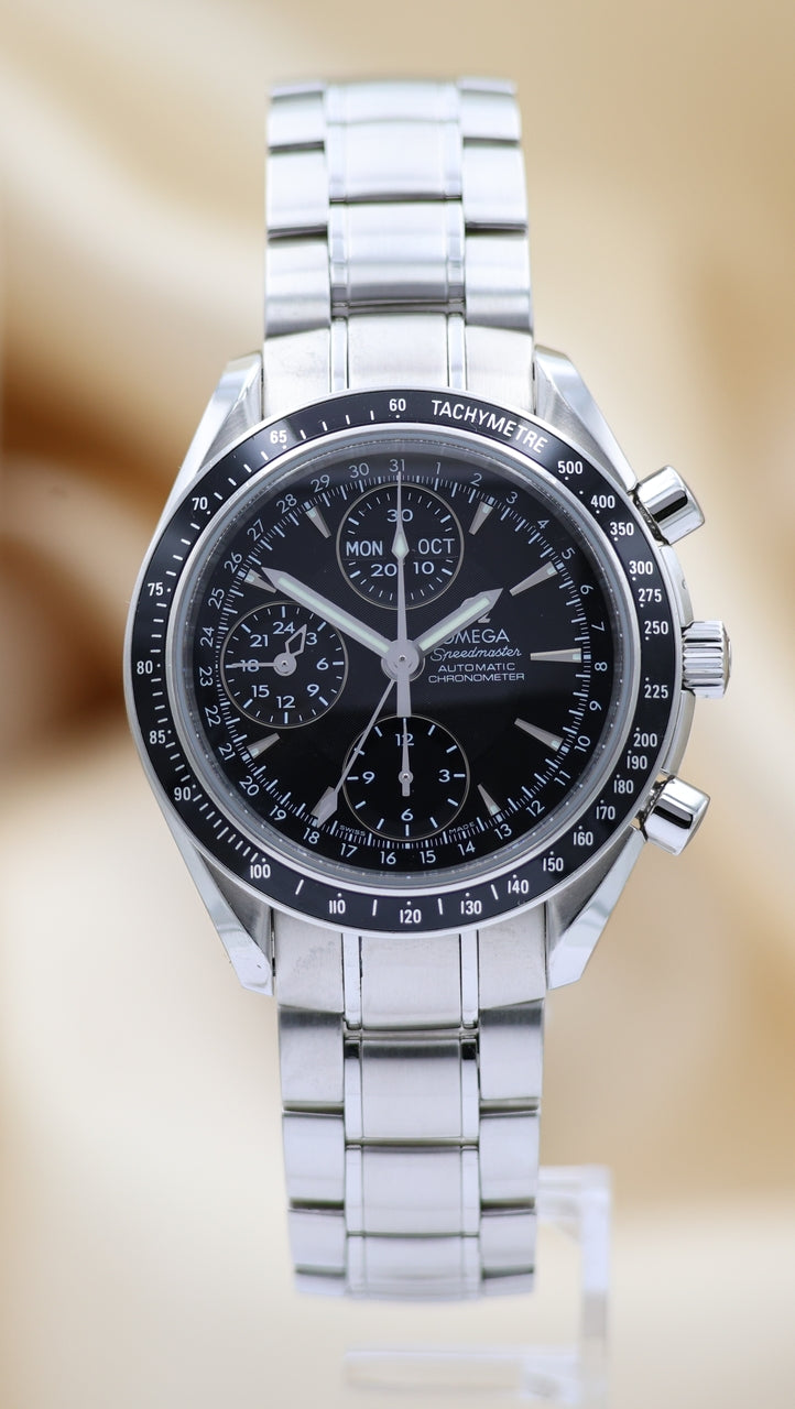 Omega Omega Speedmaster Day Date 39mm Automatik 32205000 Box + og. Papiere