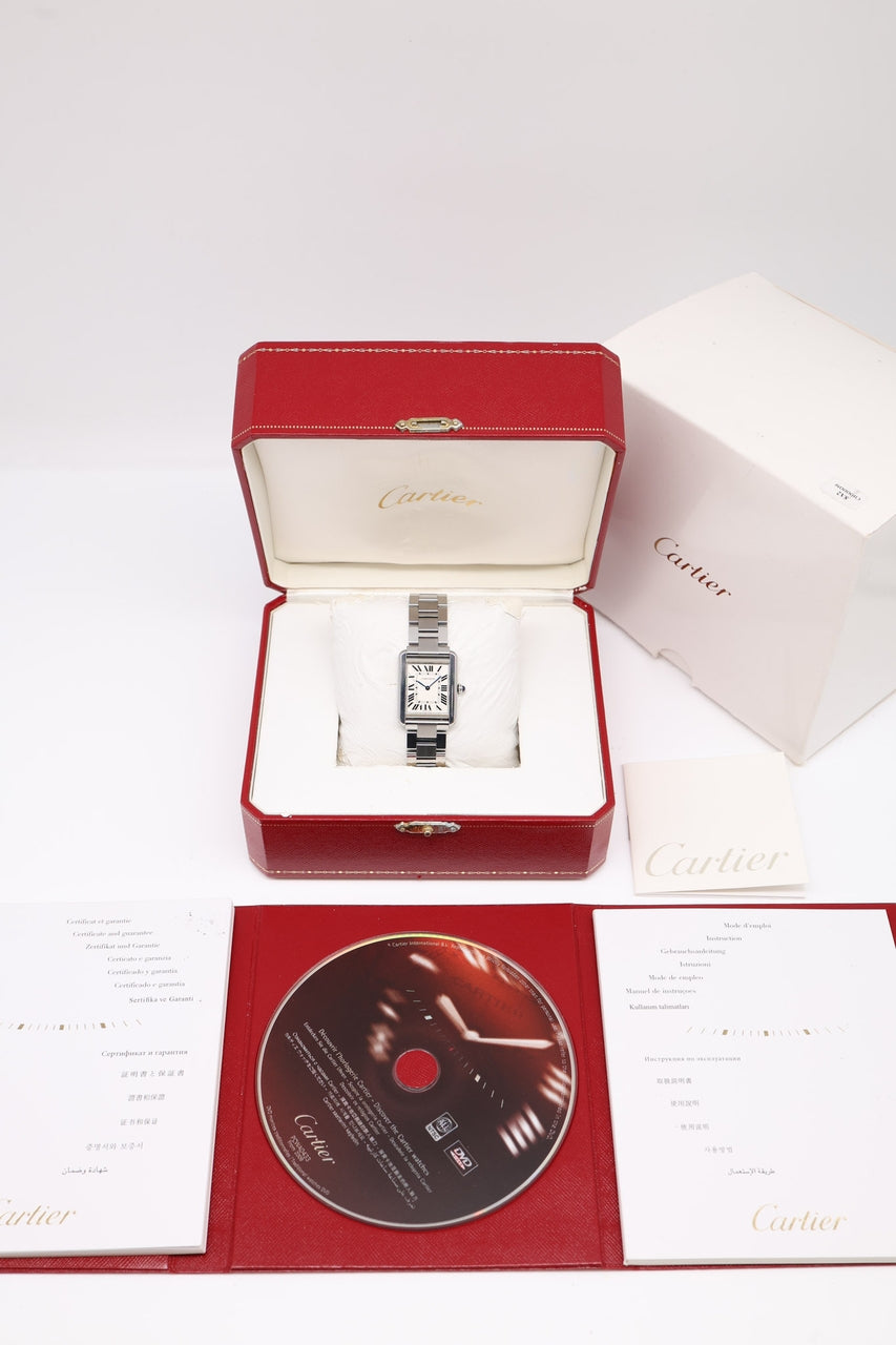Cartier Tank Solo Quarz W5200013 - Papiere und oder Lieferumfang