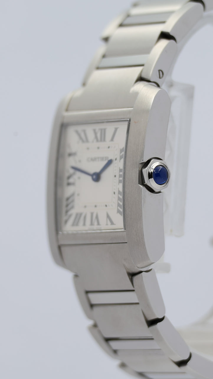 Cartier Tank Francaise 32mm Quarz WSTA0074 Box + og. Papiere