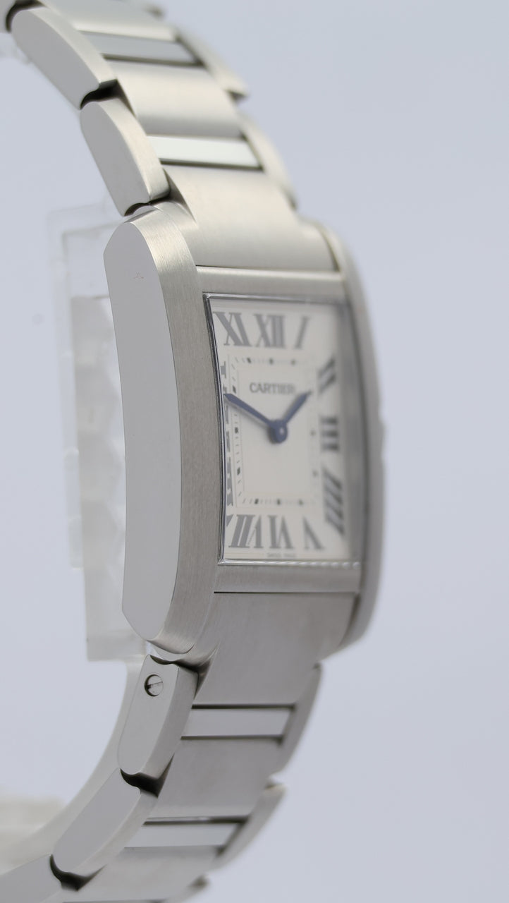 Cartier Tank Francaise 32mm Quarz WSTA0074 Box + og. Papiere