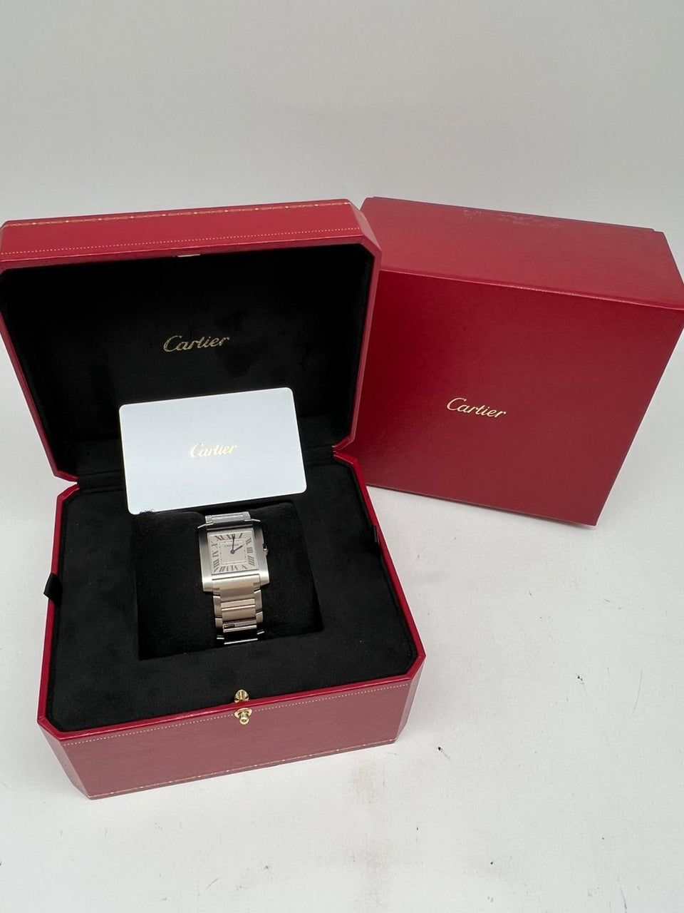 Cartier Tank Francaise 32mm Quarz WSTA0074 Box + og. Papiere