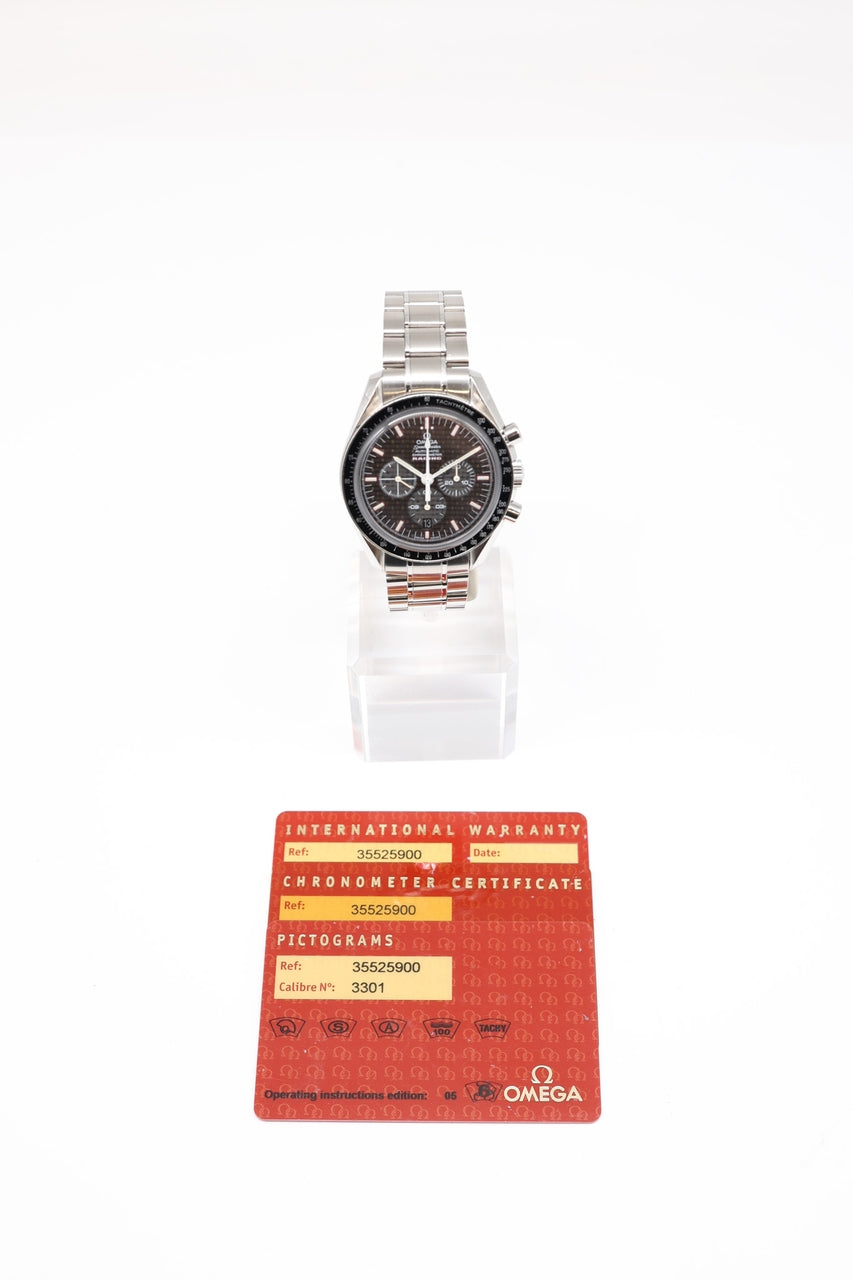 Omega Speedmaster Racing Automatik 42mm 35525900 - Papiere und oder Lieferumfang
