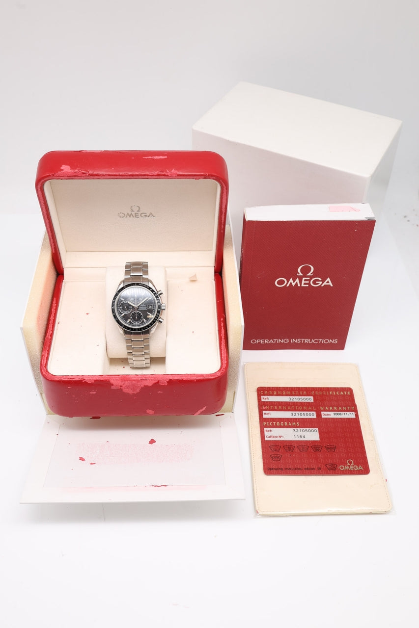 Omega Speedmaster Date 40mm Automatik 32105000 - Papiere und oder Lieferumfang