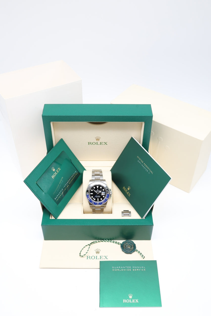 Rolex GMT-Master II 'Batman' 40mm Automatik 126710BLNR - Papiere und oder Lieferumfang