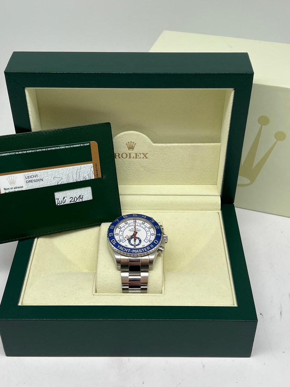 Rolex Rolex Yacht-Master II Automatik Herrenuhr Stahl 44mm 116680 - Papers and documentation