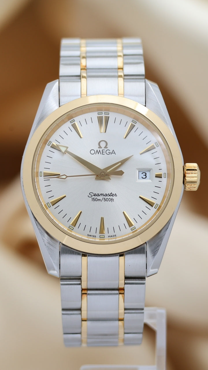 Omega Seamaster Aqua Terra 36mm Gold/Stahl Quarz 23183000 - Main product image