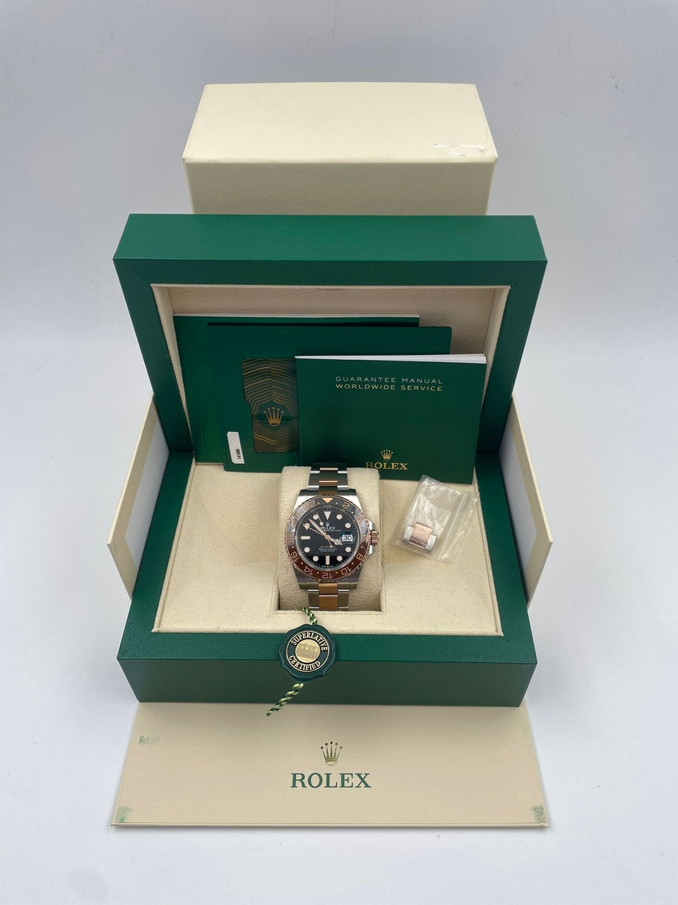 Rolex GMT-Master II 'Rootbeer' 40mm Automatik 126711CHNR - Papers and documentation
