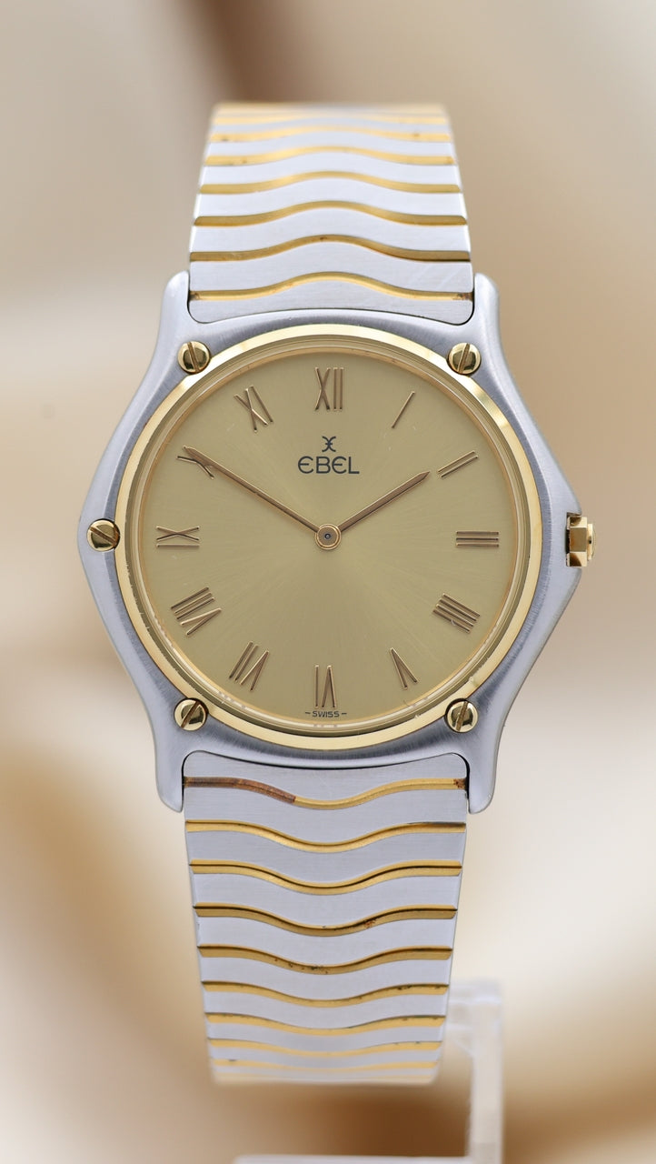 Ebel Classic Wave Gold Quarz 40mm 19061020 - Thumbnail