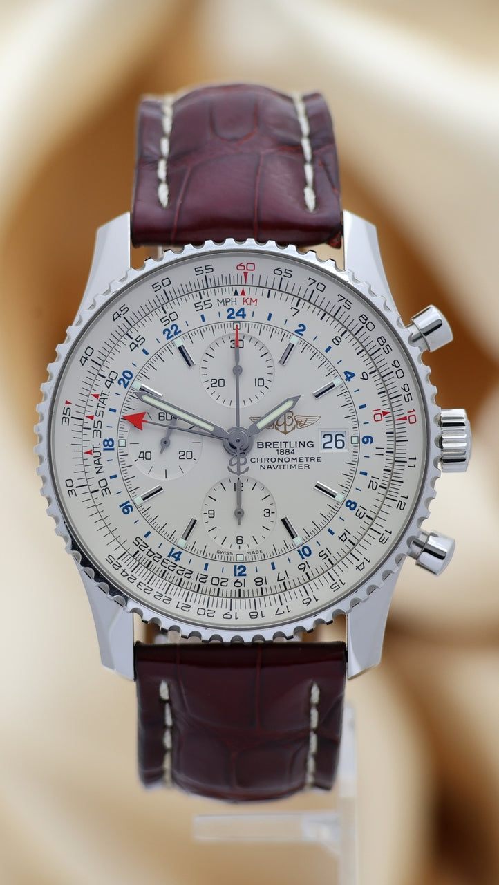 Breitling Navitimer World GMT 46mm Automatik Herrenuhr A24322 - Main product image