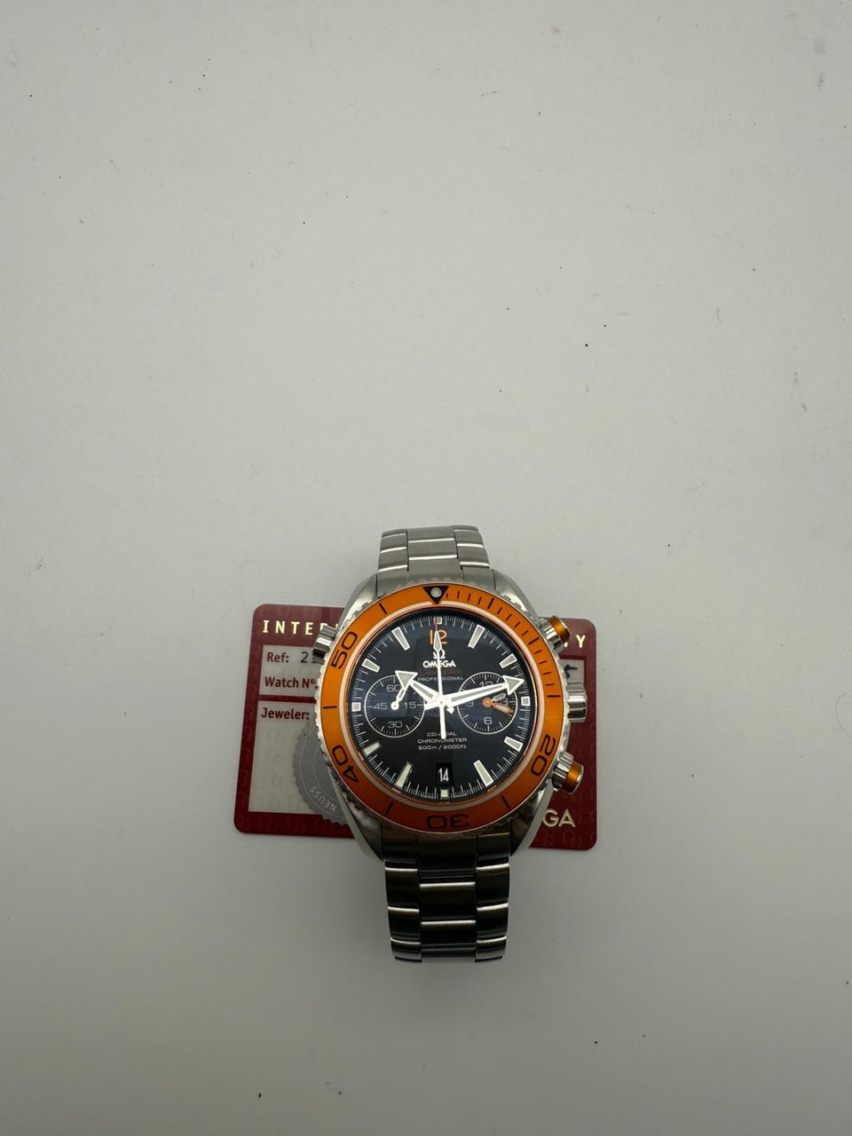 Omega Seamaster Planet Ocean 46mm Automatik Herrenuhr 23230465101002 - Papiere und oder Lieferumfang